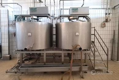 Polivalenti  da 1500 litri per lavorazione latte