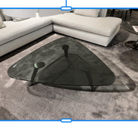 Tavolino Sullivan in vetro Bronzo custom made+gamb