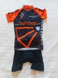 Completo ciclismo bambino xxs