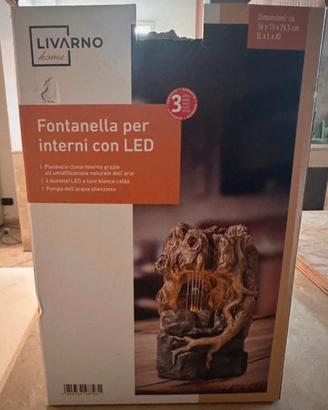 Fontanella  per interni led casa