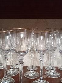 Servizio bicchieri cristallo
