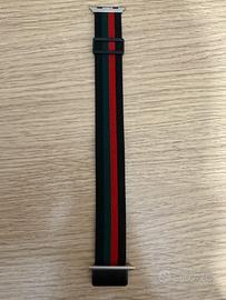 Cinturino tipo Gucci per Apple Watch 42/44/45/49mm