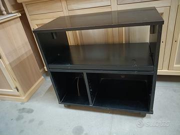 Mobiletto Porta Stereo con ruote Vintage