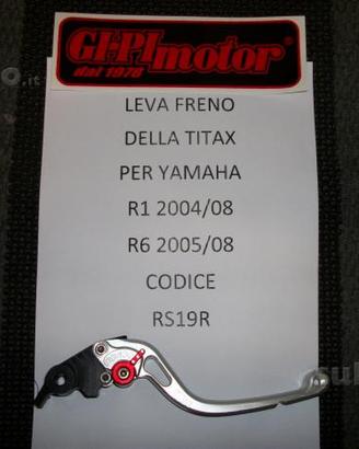 Leva yamaha R1/R6