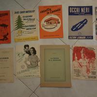 Spartiti antichi anni 40-50