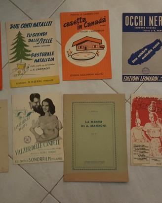 Spartiti antichi anni 40-50