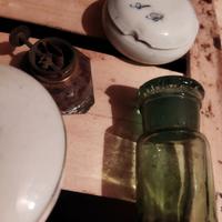 Lotto soprammobili vintage vetro ceramica