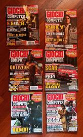 Lotto 6 riviste Giochi per il Mio Computer 2005