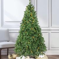 Albero di Natale con luci incorporate 180 cm