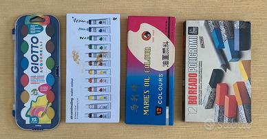 Set colori varie tipologie