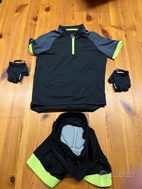 Bici bambino completo 6/8 anni ciclista