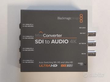 Convertitore Blackmagic SDI to Audio 4K 6G
