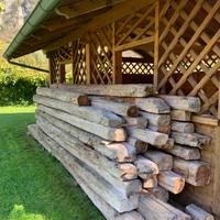 Travi in legno antico di larice