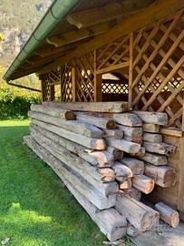 Travi in legno antico di larice