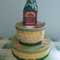 Torta scenografica a tema "Trilly"