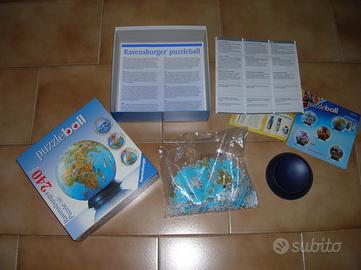 Puzzleball globo 240 pz ravensburger mappamondo