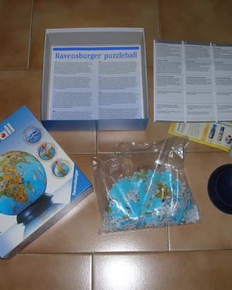 Puzzleball globo 240 pz ravensburger mappamondo