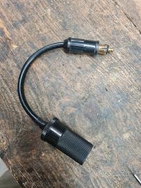 ADATTATORE per PRESA ACCENDISIGARI MOTO Din COMPAT