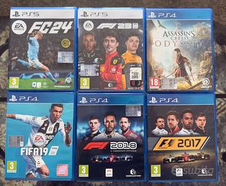 Giochi per Ps5 e Ps4 + 2 non presenti in foto