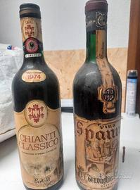 2 BOTTIGLIE DI VINO COLLEZIONE