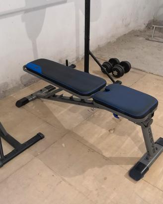 Panca da palestra reclinabile