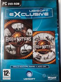 RISE OF NATIONS + ESPANSIONE THRONES AND PATRIOTS