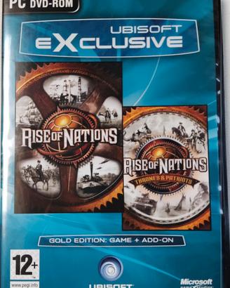 RISE OF NATIONS + ESPANSIONE THRONES AND PATRIOTS