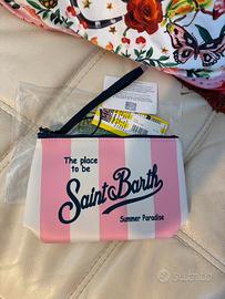 pochette MC2 Saint Barth nuova rosa bianca