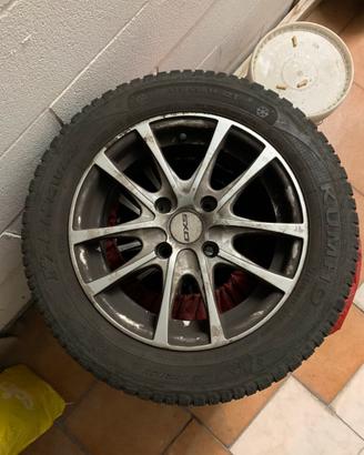 Cerchi DXS + gomme invernali 175/65 R14 82T