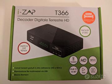 Decoder Digitale Terrestre i-ZAP T366