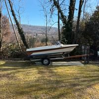 Silentcraft – Motoscafo vintage con carrello