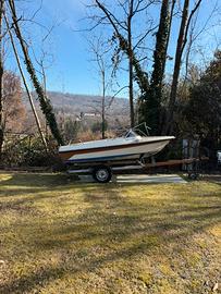 Silentcraft – Motoscafo vintage con carrello