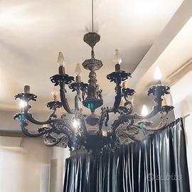 Lampadario artigianale in feltro design e rarità