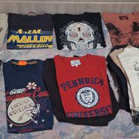 Assortimento vestiti usati Jeans Camicie T-shirt