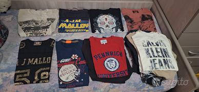 Assortimento vestiti usati Jeans Camicie T-shirt