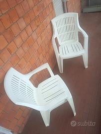 Coppia sedie da giardino 