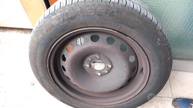 cerchio gomma e kit riparazione