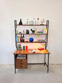 Scrivania libreria vintage 60/70