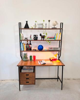 Scrivania libreria vintage 60/70