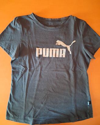 T-shirt nera Puma