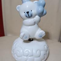 Orsetto carillon in ceramica lucida