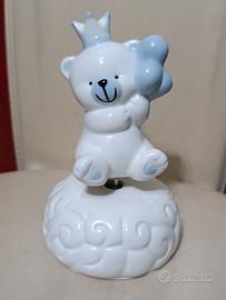 Orsetto carillon in ceramica lucida