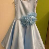 Vestito da cerimonia turchese/azzurr marca Allegra