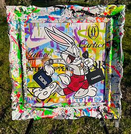 Quadro Disney Luxury BugsBunny PopArt nike moderno
