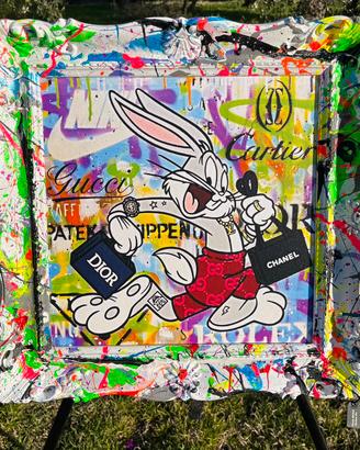 Quadro Disney Luxury BugsBunny PopArt nike moderno