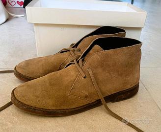 Scarpe Polacchine Italiane in pelle scamosciata 45