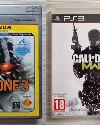 Killzone 3 PS3 + Call of Duty Modern Warfare 3 PS3