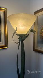 Lampada stelo arte povera di Terzani