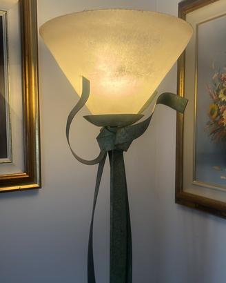 Lampada stelo arte povera di Terzani