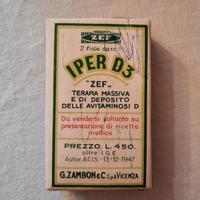 Scatola vintage in cartoncino di IPER D3